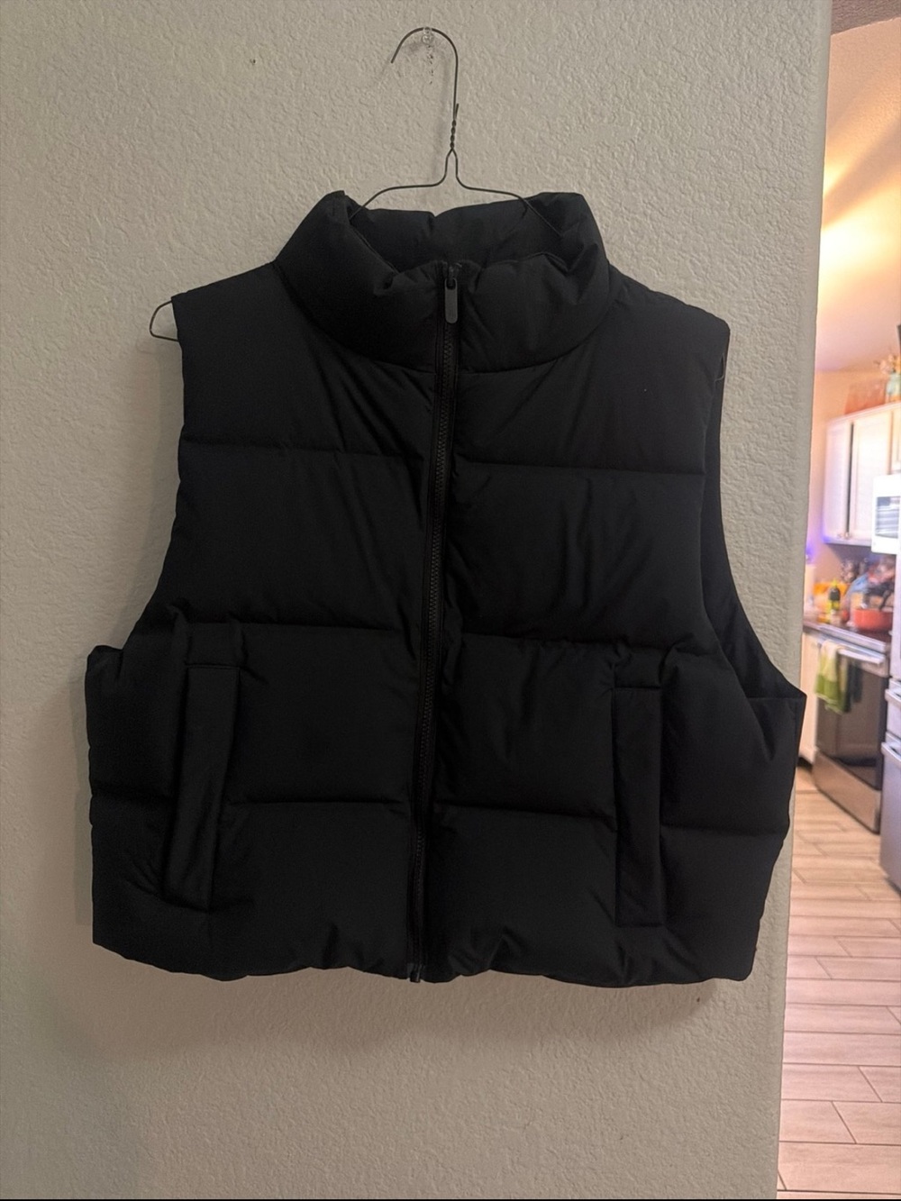 nuuds Black Quilted Puffer Vest
